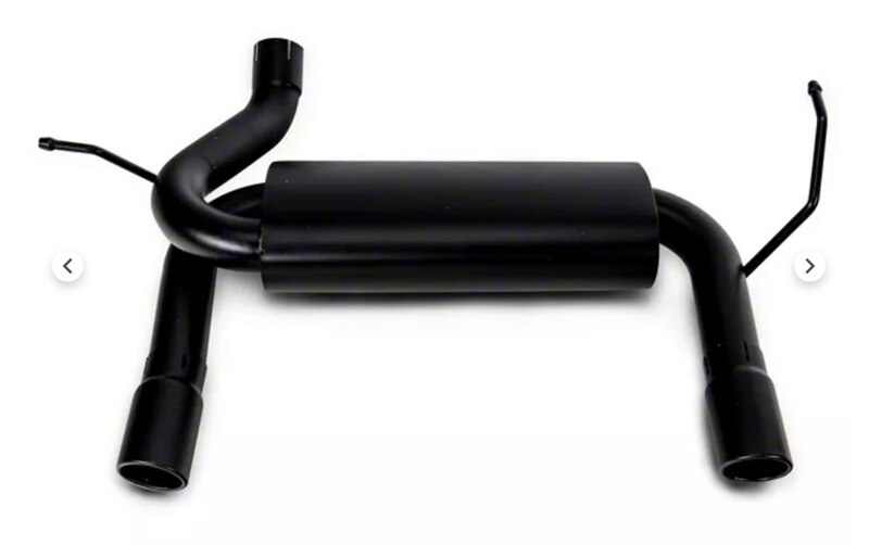 The RedRock Dual Outlet Axle-Back Exhaust The RedRock Dual Outlet Axle-Back Exhaust