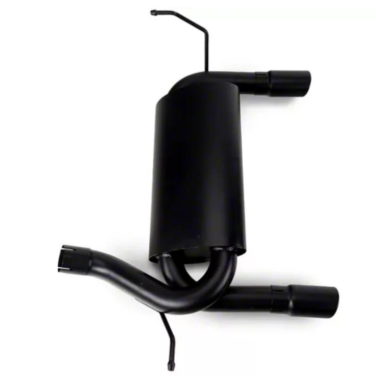 The RedRock Dual Outlet Axle-Back Exhaust The RedRock Dual Outlet Axle-Back Exhaust